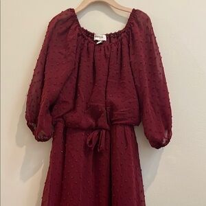 Young Fabulous & Burgundy Dress. Girls size 10